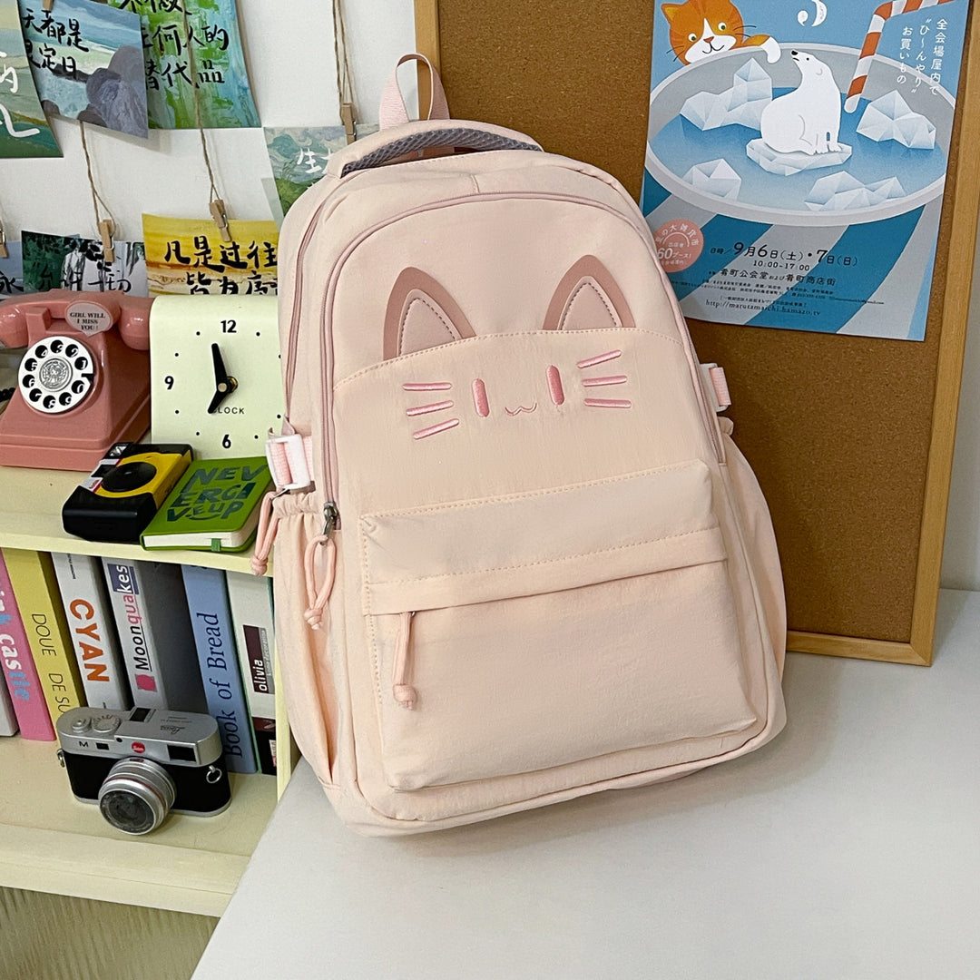 Verspielt katzenmotivierter Rucksack