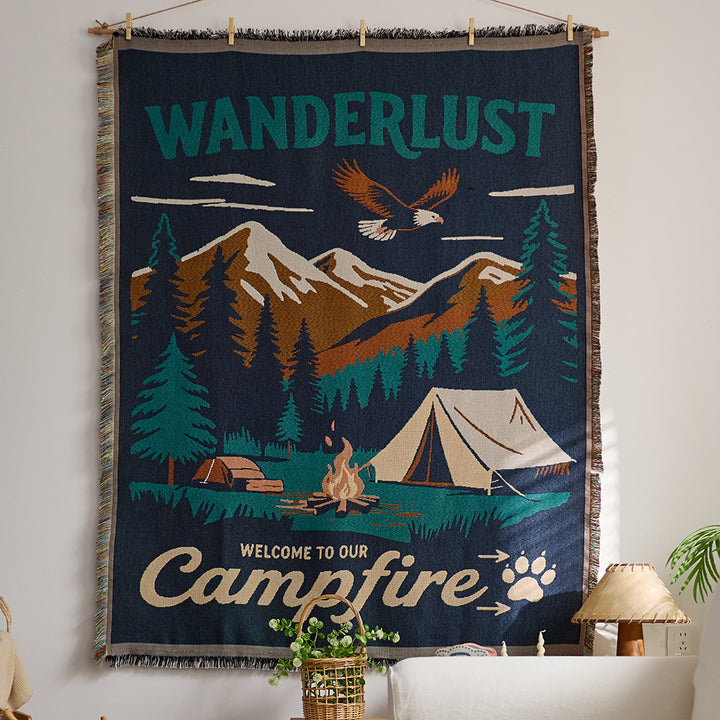 Festliche, urlaubsbezogene Wandteppich