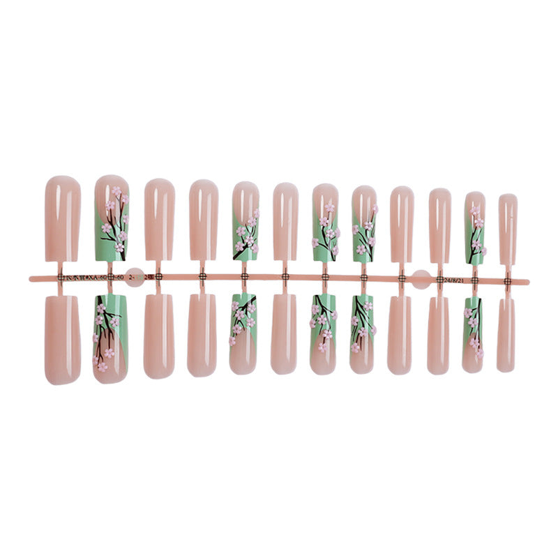 Floral Design Press-On Nails Set Karnz