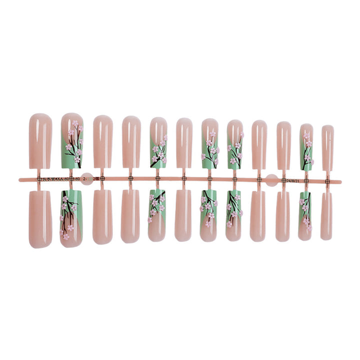Floral Design Press-On Nails Set Karnz