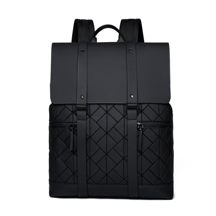Geometrisches Muster Rolltop Rucksack Karnz