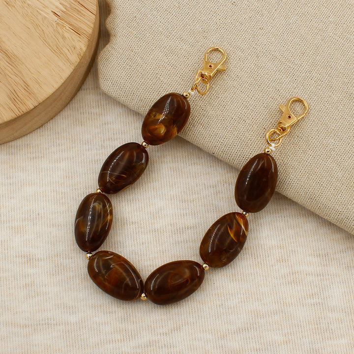 Chunky Beaded Brillen Kette Karnz