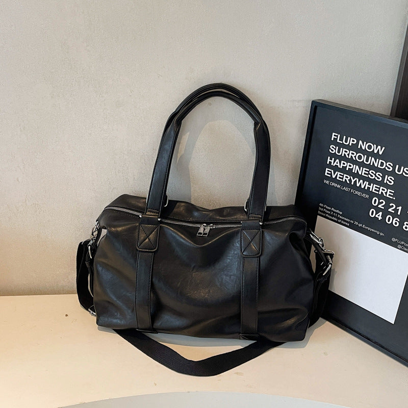 Premium Leder Wochenendreise-Tasche