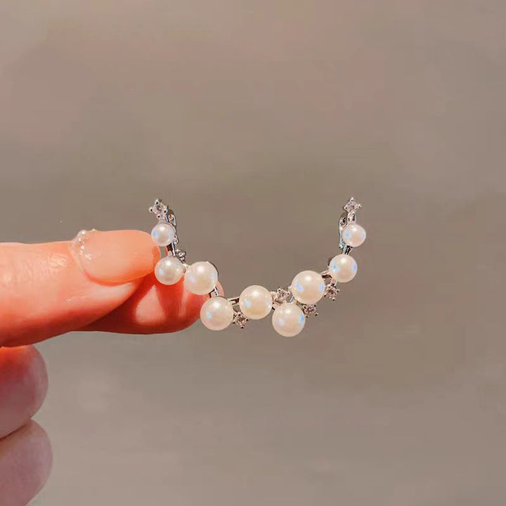 Elegante Perlenohrringe Karnz
