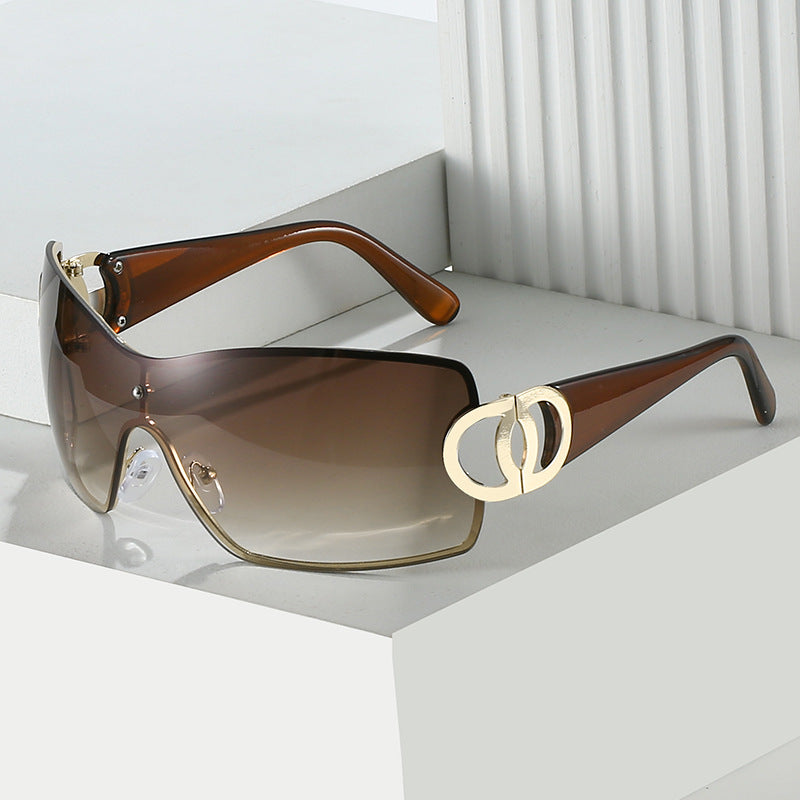 Stylische Chunky Quadratrahmen Sonnenbrillen Karnz