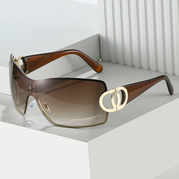 Stylische Chunky Quadratrahmen Sonnenbrillen Karnz
