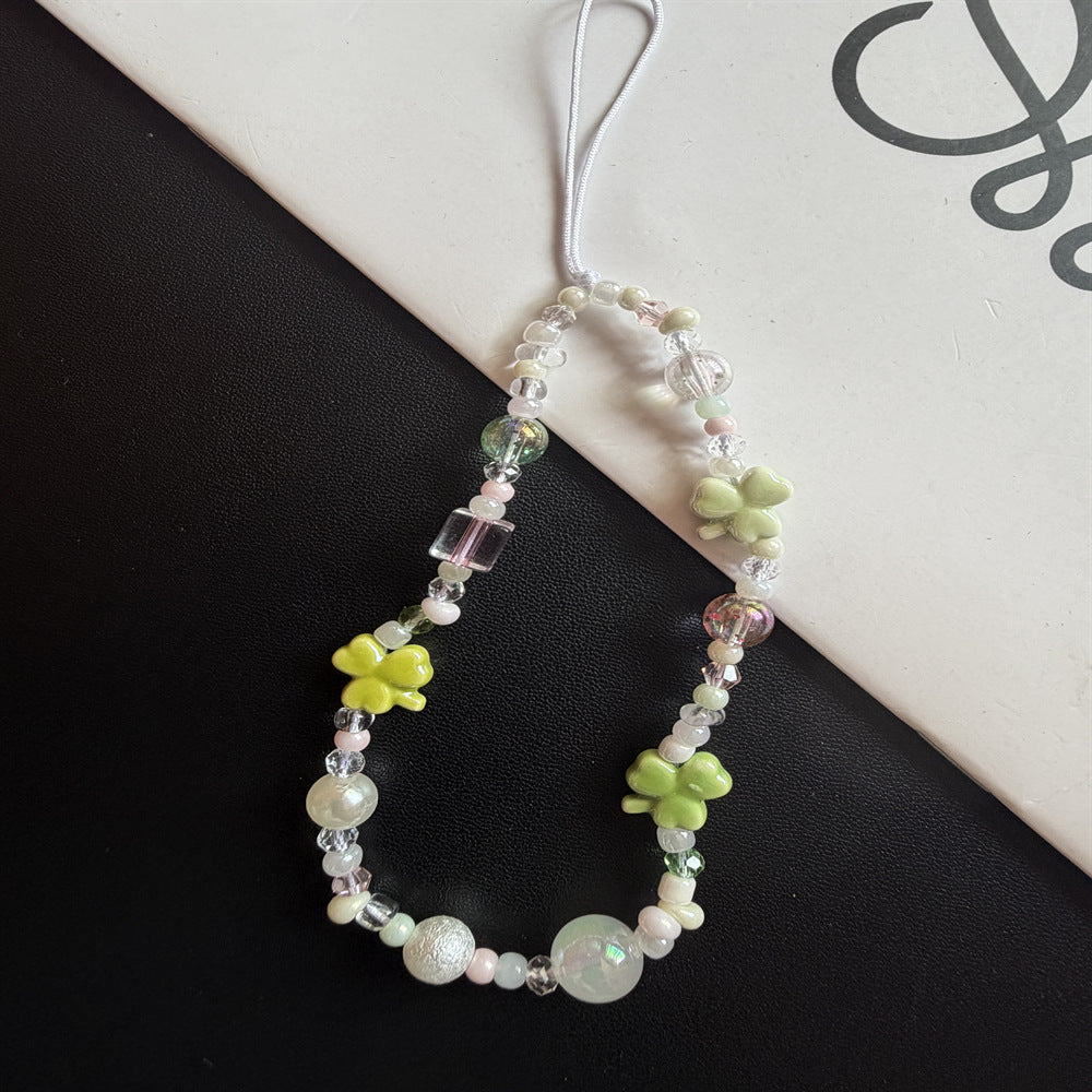 Farbige Charm Perlen Halskette Karnz