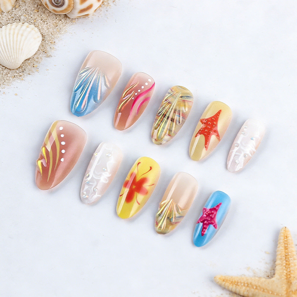 Dekoratives Press-On Nagelkunstset Karnz