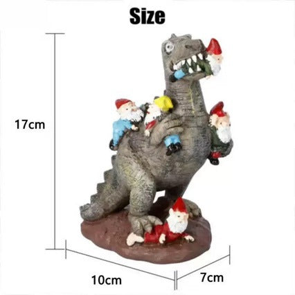 Vergnügliche Dinosaurier Gartenfigur Karnz