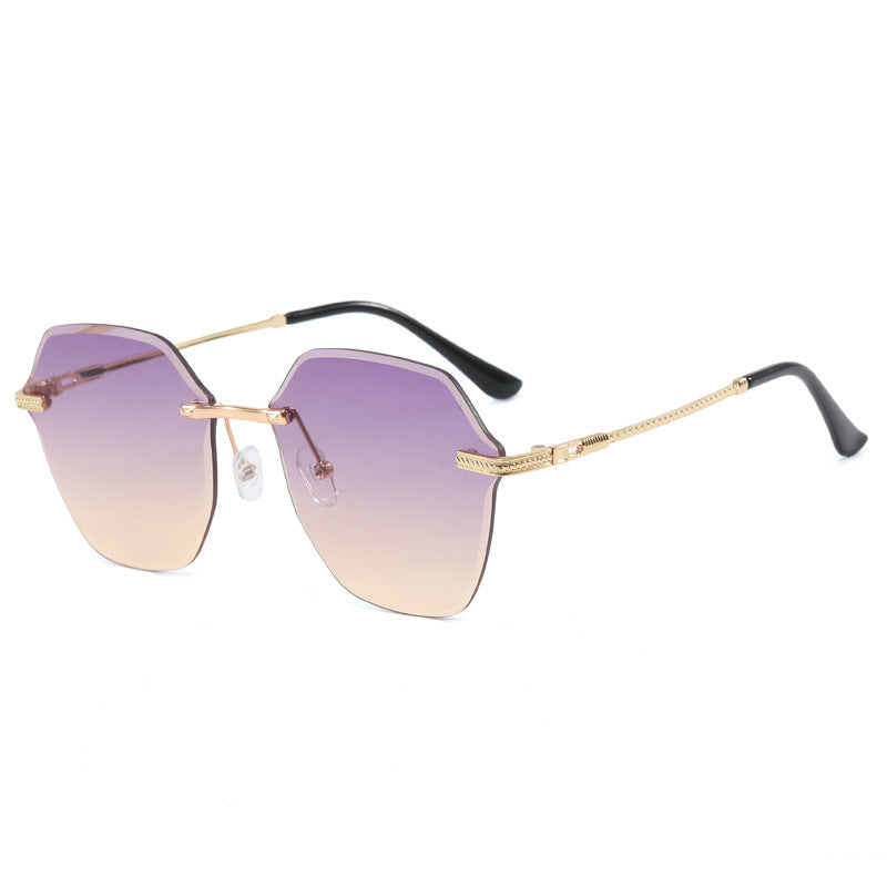 Damen modische Sonnenbrille im luxuriösen Achteckdesign Karnz