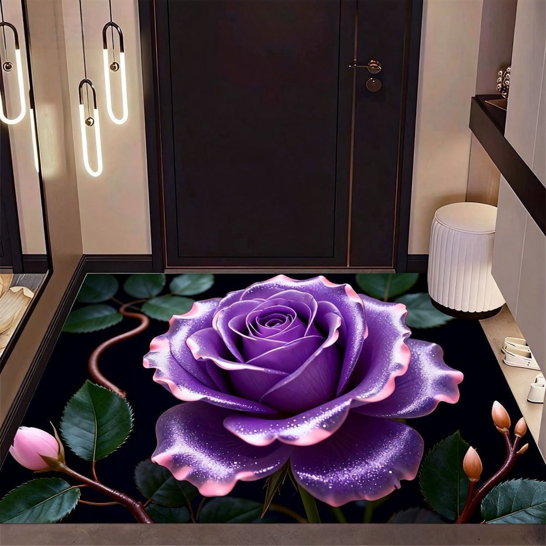 Blumendesign Teppich