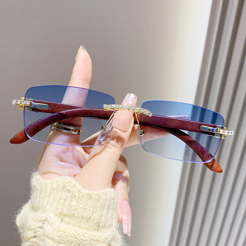 Damen elegante Sonnenbrille mit einzigartigem Rahmen Karnz