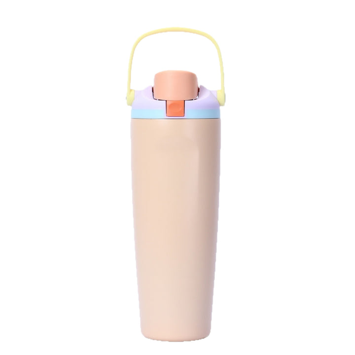 Damen isolierte Trinkflasche mit ergonomischem Tragegriff Karnz