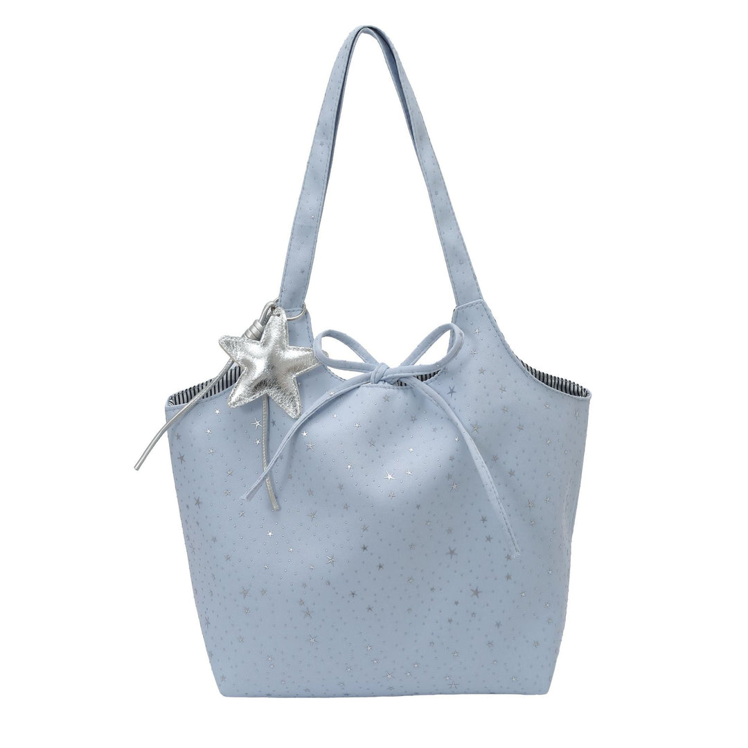 Stylische Canvas-Tote-Bag mit mehreren Taschen
