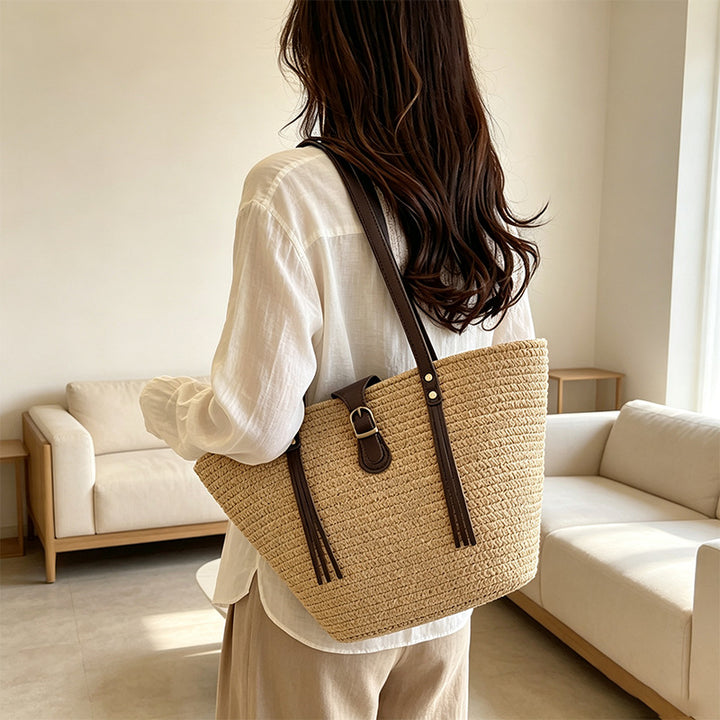 Stylische Gewebte Strandtasche Karnz