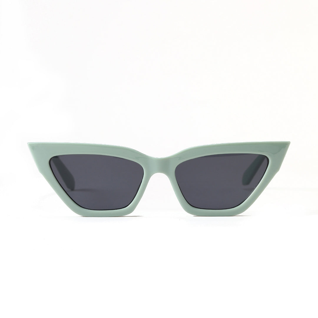 Damen Cat-Eye Sonnenbrille mit luxuriösem Kettenrahmen Karnz