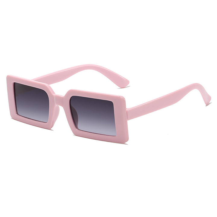 Schlank moderne quadratische Rahmen-Sonnenbrille Karnz