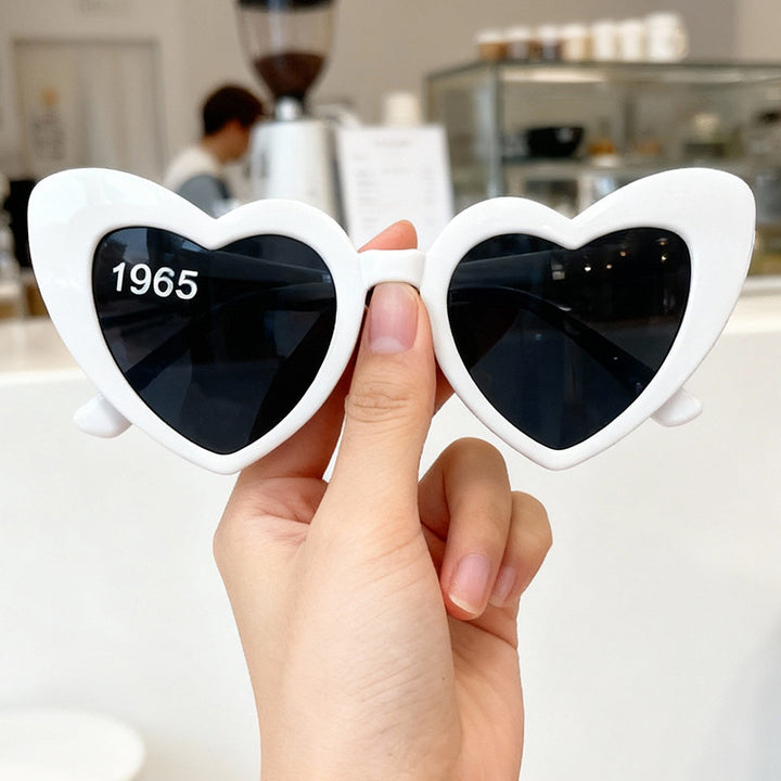 Stylische Herzrahmen-Sonnenbrille Karnz