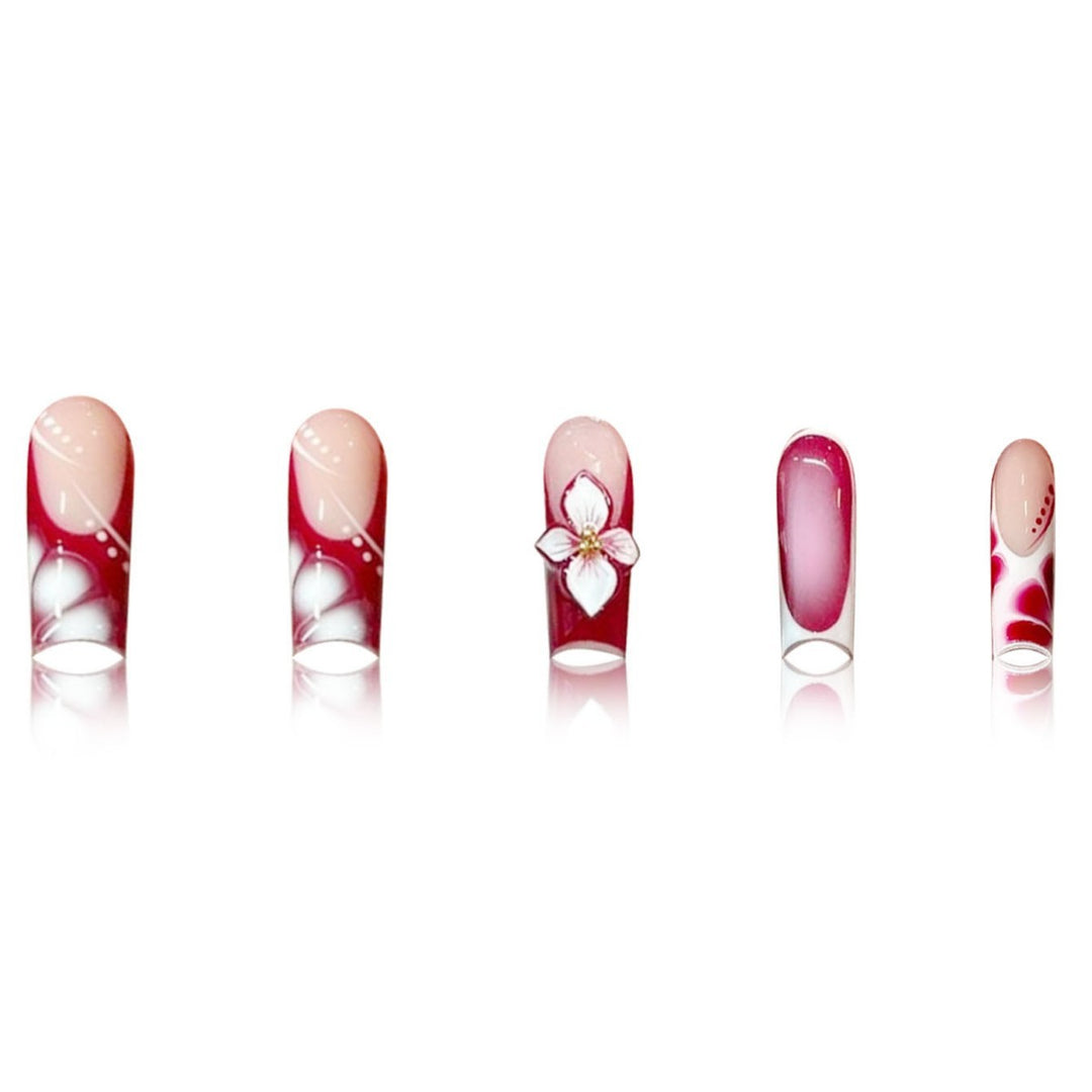 Floral Nail Art Extensions Karnz