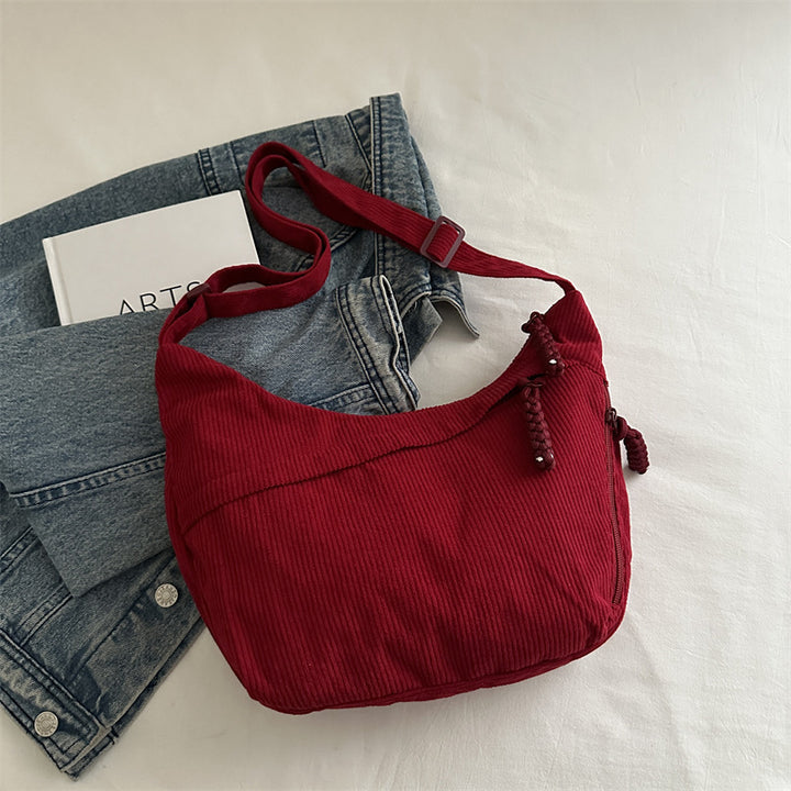 Umweltfreundliche gerippte Crossbody-Tasche Karnz
