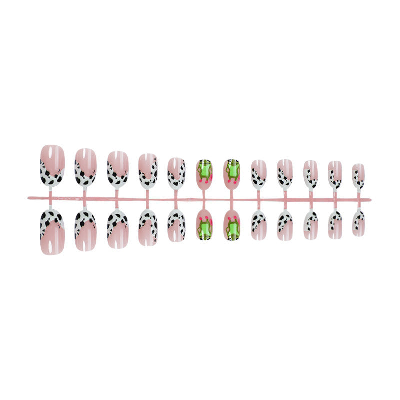 Künstlerisches Tier-Themen Press-On Nail Set Karnz