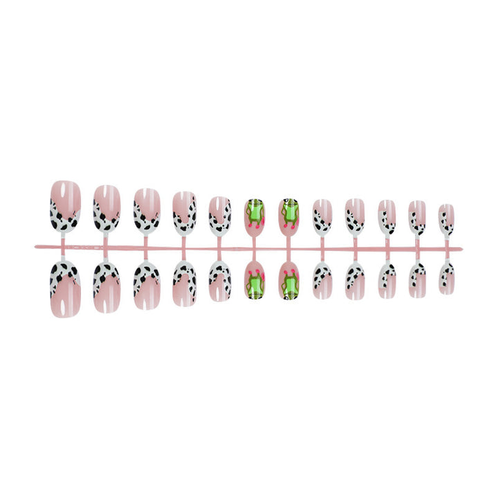 Künstlerisches Tier-Themen Press-On Nail Set Karnz