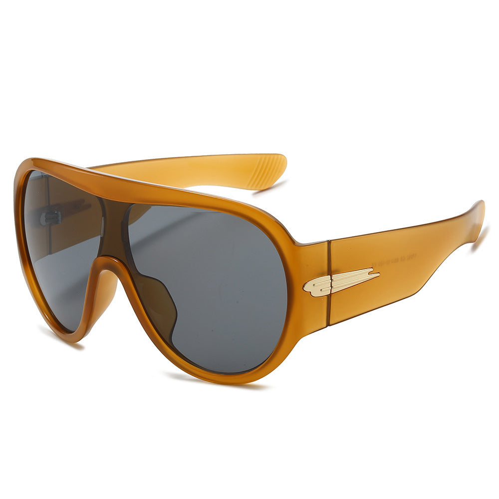 Overgroße Schild-Sonnenbrille Karnz
