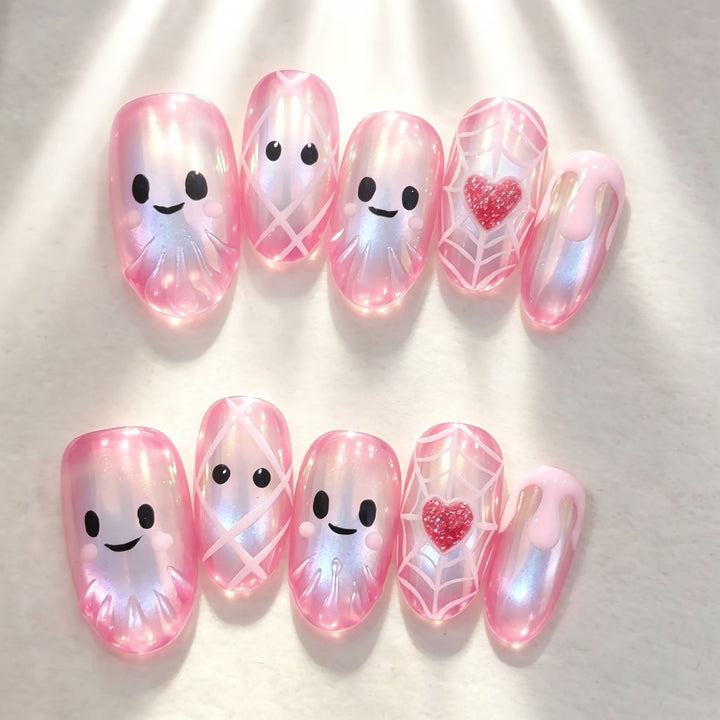 Verspielt Charakter Press-On Nail Art Set Karnz