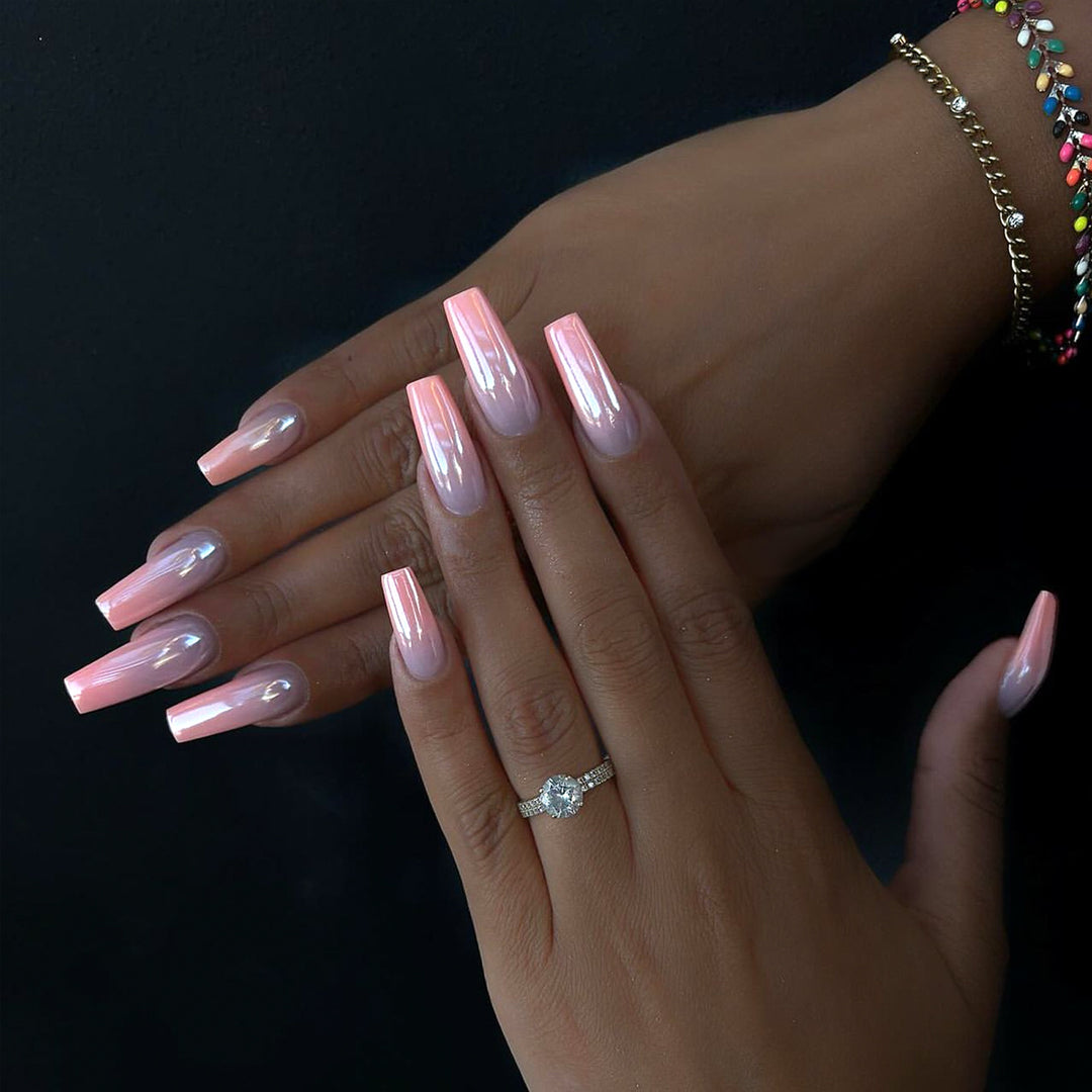 Elegante Acryl Press-On Nagelverlängerungen Karnz
