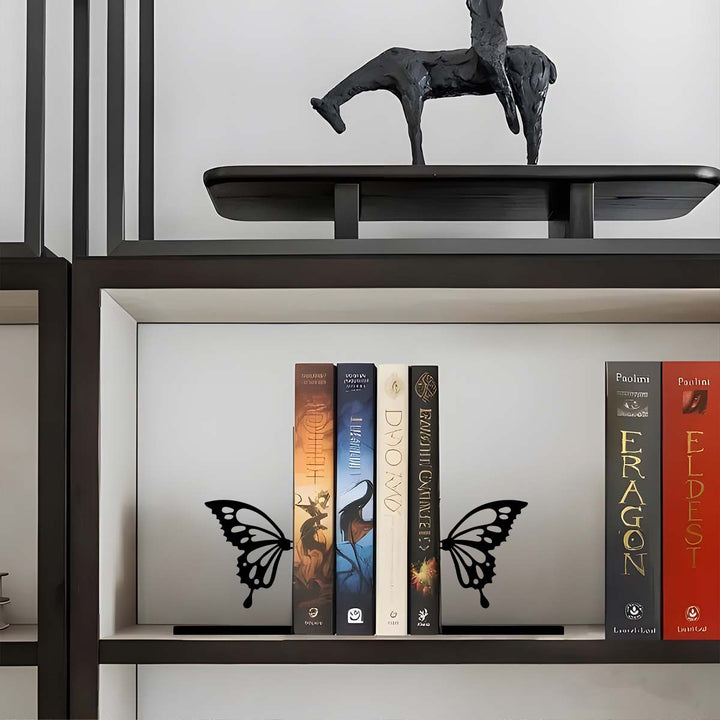 Künstlerische Schmetterlingsbuchstütze
