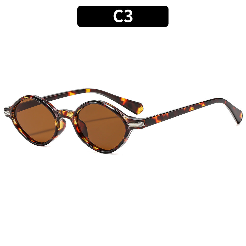 Chic ovale Rahmenbrille