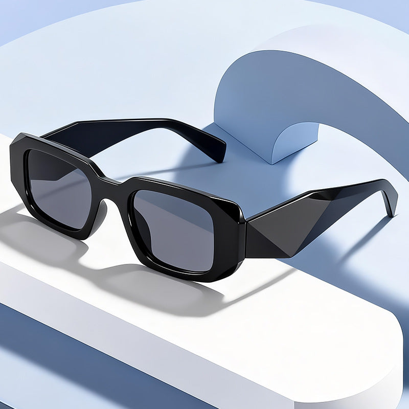 Bold Leopard Print Übergroße Sonnenbrille Karnz