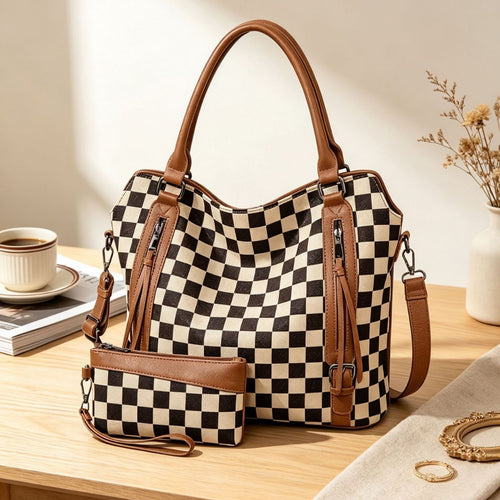 Modische Handtasche mit Praktischem Zubehör Karnz