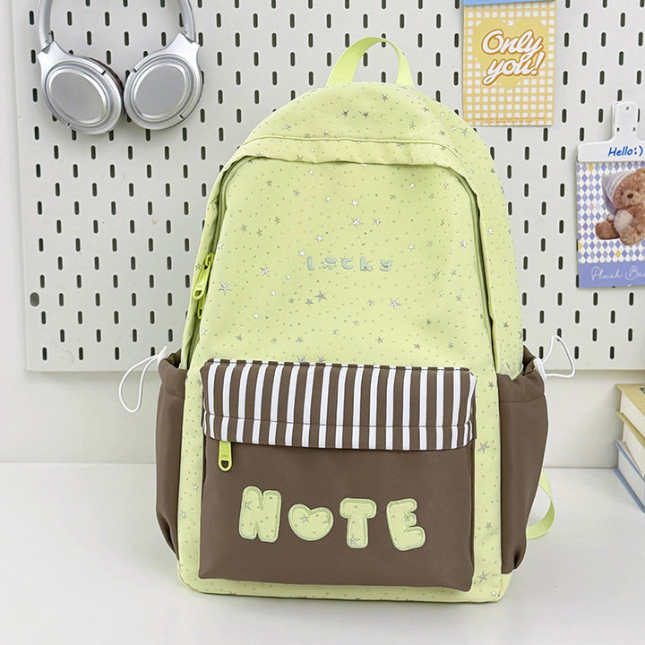 Verspielter Sternen-Print Rucksack