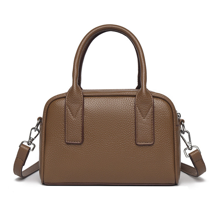 Texturiertes Leder Mini Handtasche Karnz