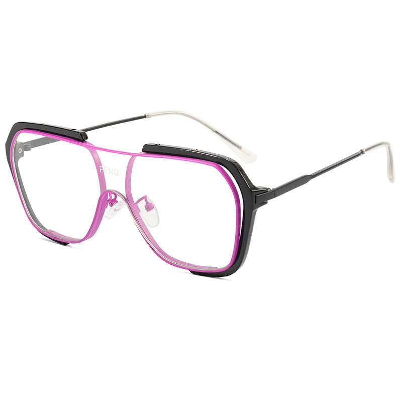 Damen modische Oversized Sonnenbrille Karnz