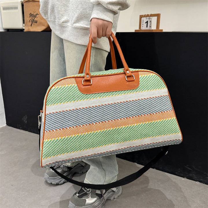 Stylische Karierte Wochenend-Tote-Tasche Karnz