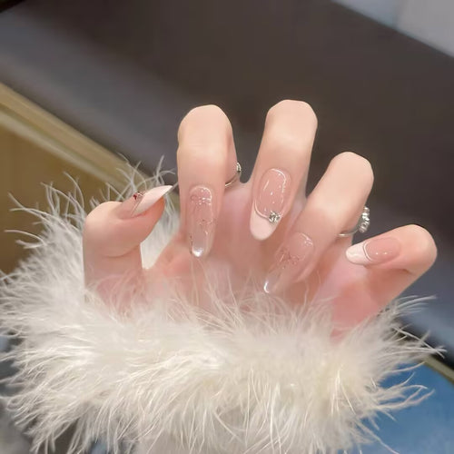 Elegante französische Tip Press-On Nagelkunst Karnz 1787316010