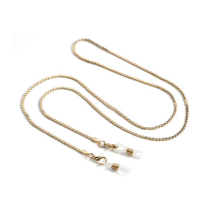 Stylische Metall Brillen Kette Karnz