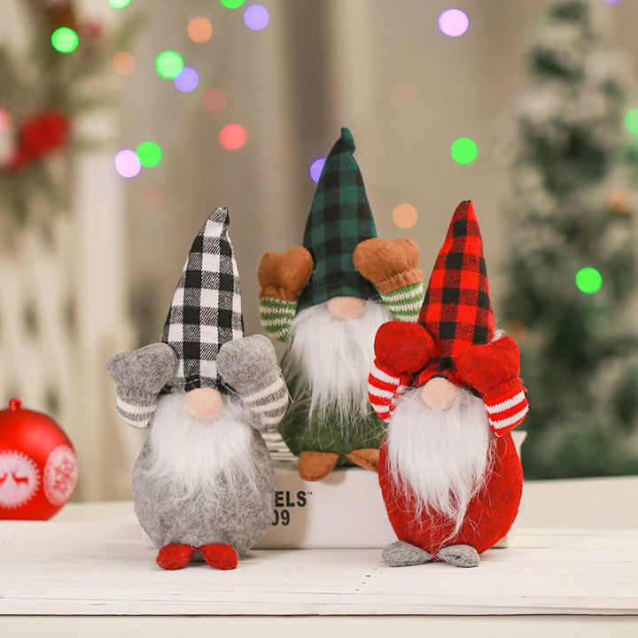Niedliche Weihnachtsgnom-Dekoration Karnz