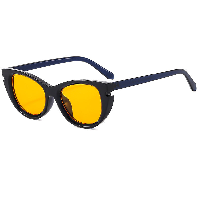 Damen Cat-Eye Sonnenbrille mit robustem Kunststoffrahmen Karnz