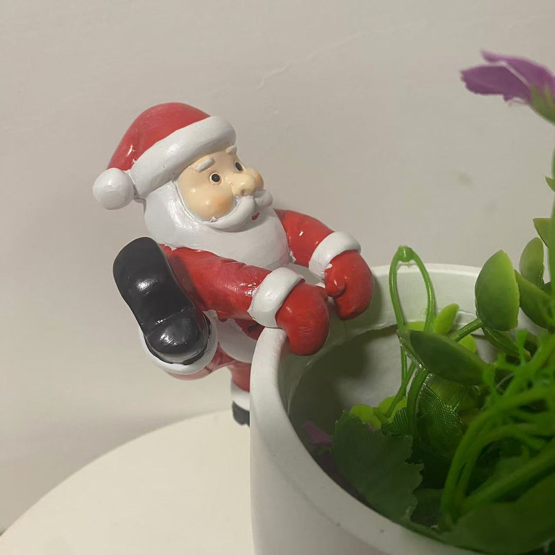 Dekorative Schneemann Pflanzendeko Karnz
