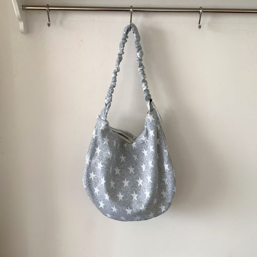 Weiche Baumwollstern-Druck Hobo Tasche