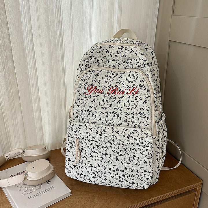 Florales Print Freizeit Rucksack Karnz