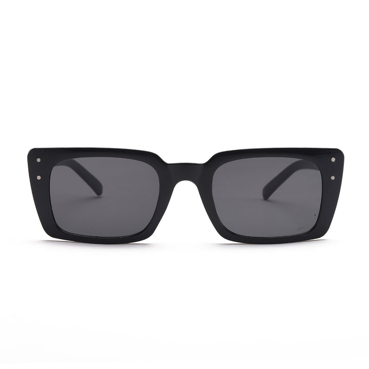 Damen quadratische Sonnenbrille mit tierischem Muster Karnz
