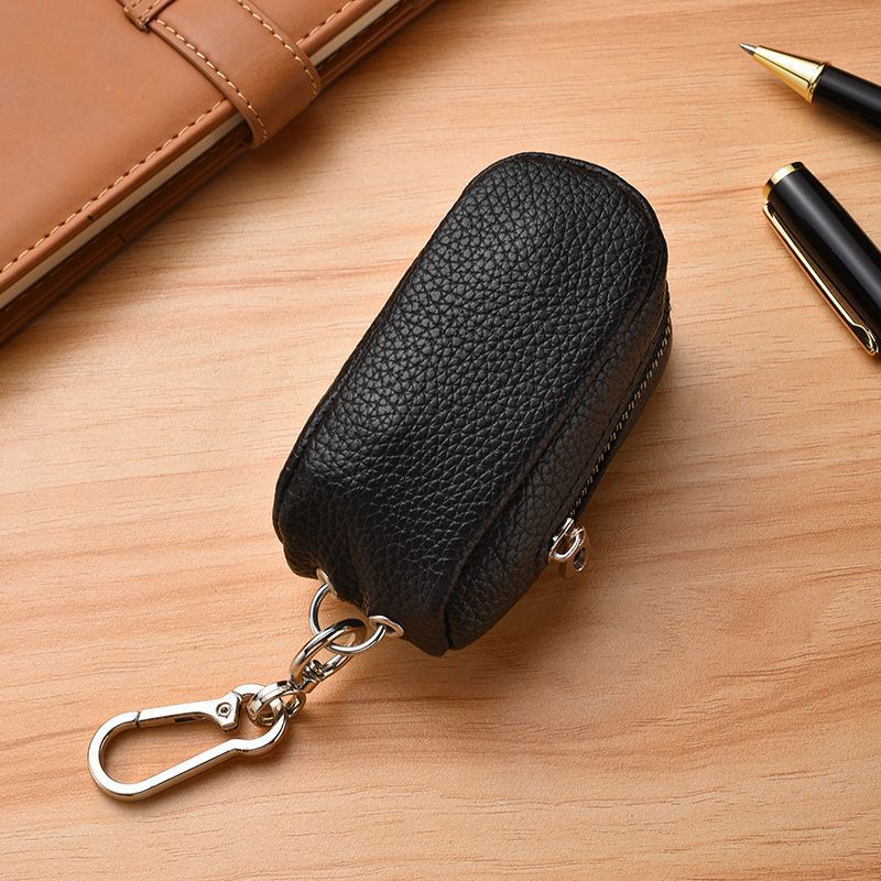 Kompakte Leder Schlüsselanhänger Tasche Karnz