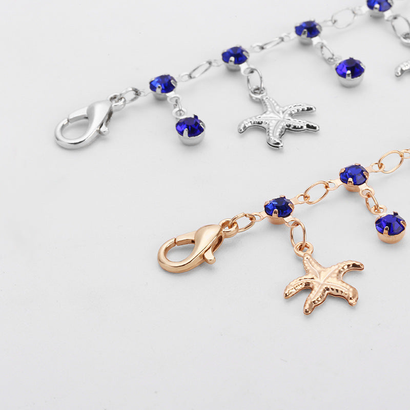 Seestern Charm Fußkette Karnz