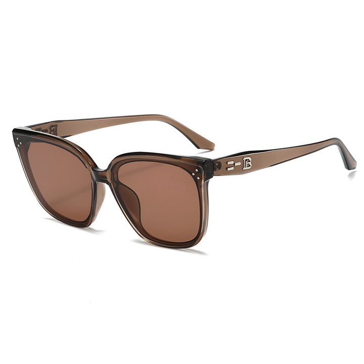 Übergroße quadratische Sonnenbrille