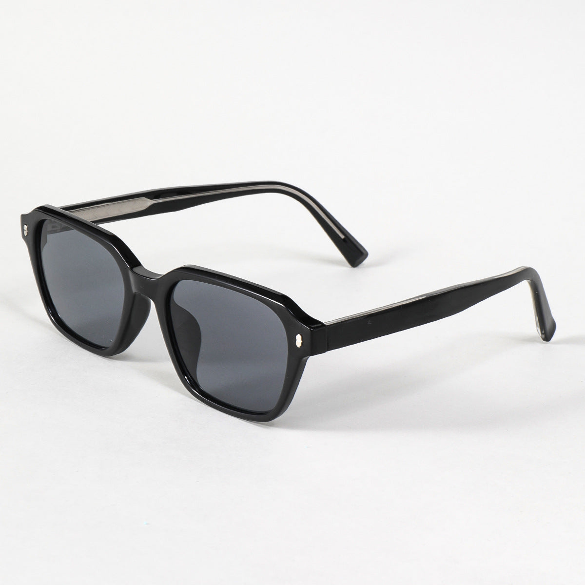 Damen rechteckige Sonnenbrille mit trendigem transparenten Rahmen Karnz