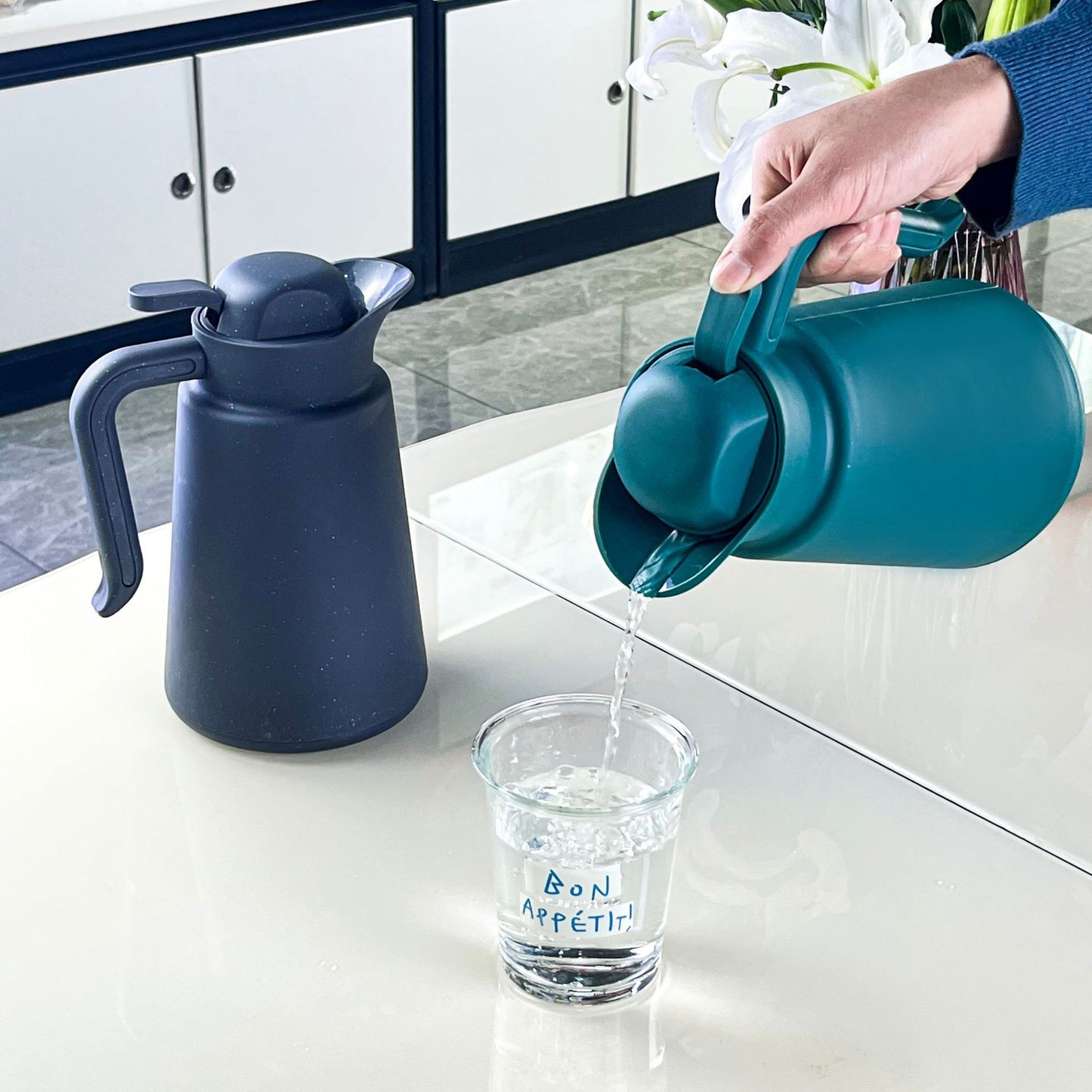 Damen Isolierte Kaffeekanne Karnz